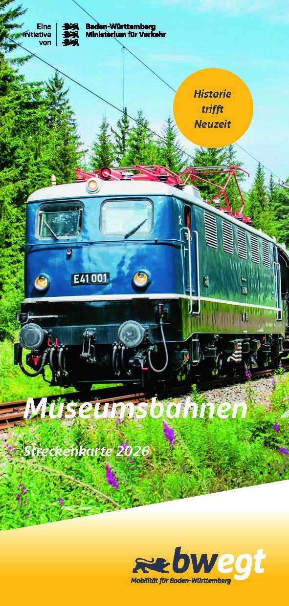 Streckenkarte Museumsbahnen
